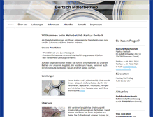 Tablet Screenshot of bertsch-malermeister.de
